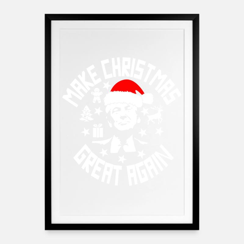 NOËL - Affiche encadrée (49 × 69 cm) - noir