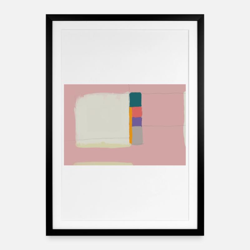 Liminal - Affiche encadrée (49 × 69 cm) - noir