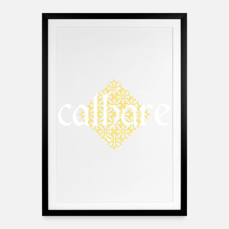 Cathar - Framed poster (49 × 69 cm) - black