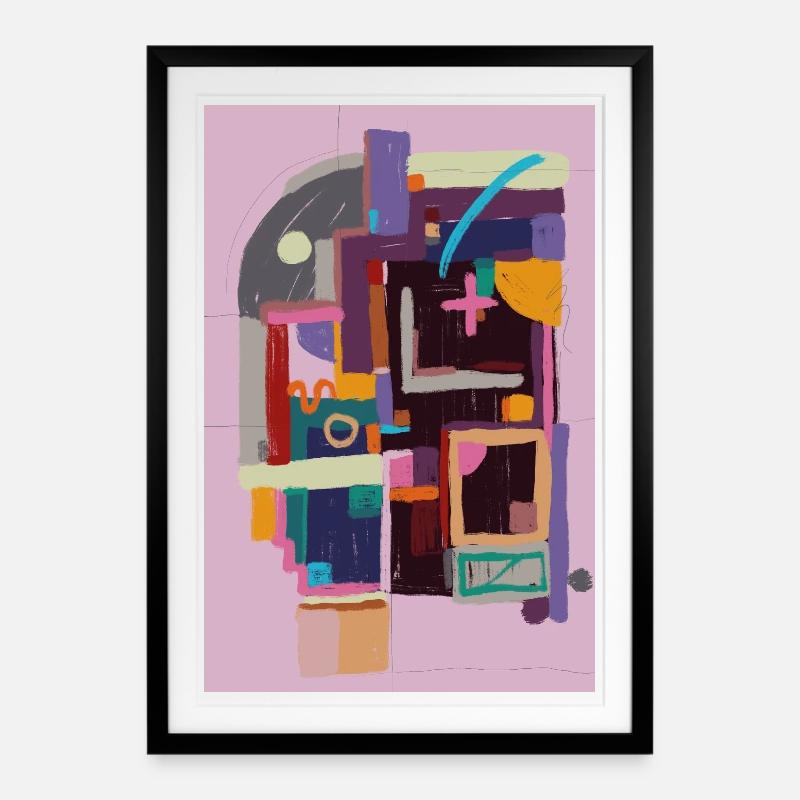 Arc of Return - Affiche encadrée (49 × 69 cm) - noir