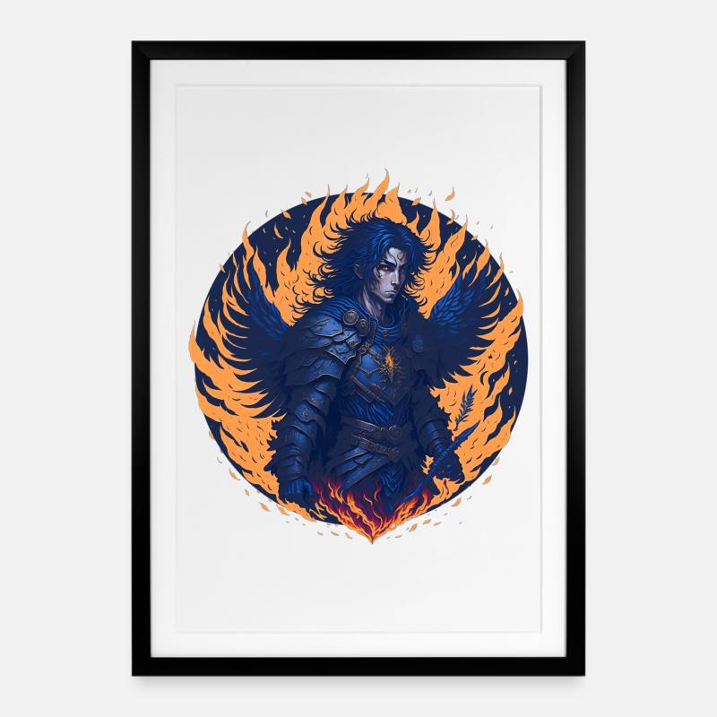 Michael - Framed poster (49 × 69 cm) - black