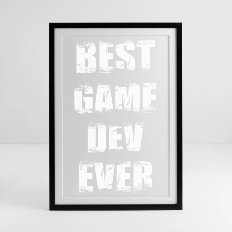 Game Developer Framed poster (49 × 69 cm)