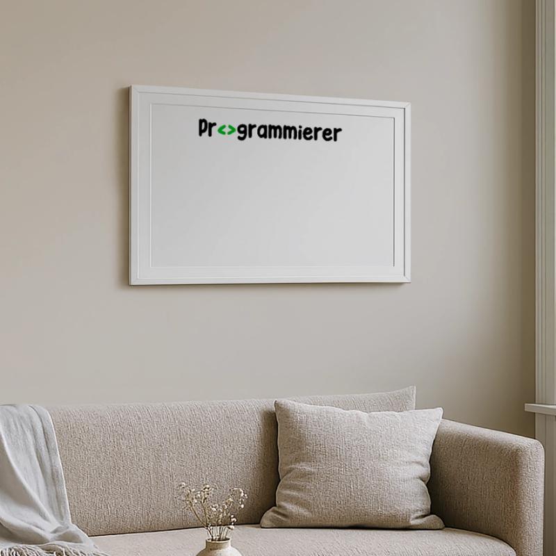 Programmer, Developer, Web Developer, Scripting Framed poster (69 × 49 cm)