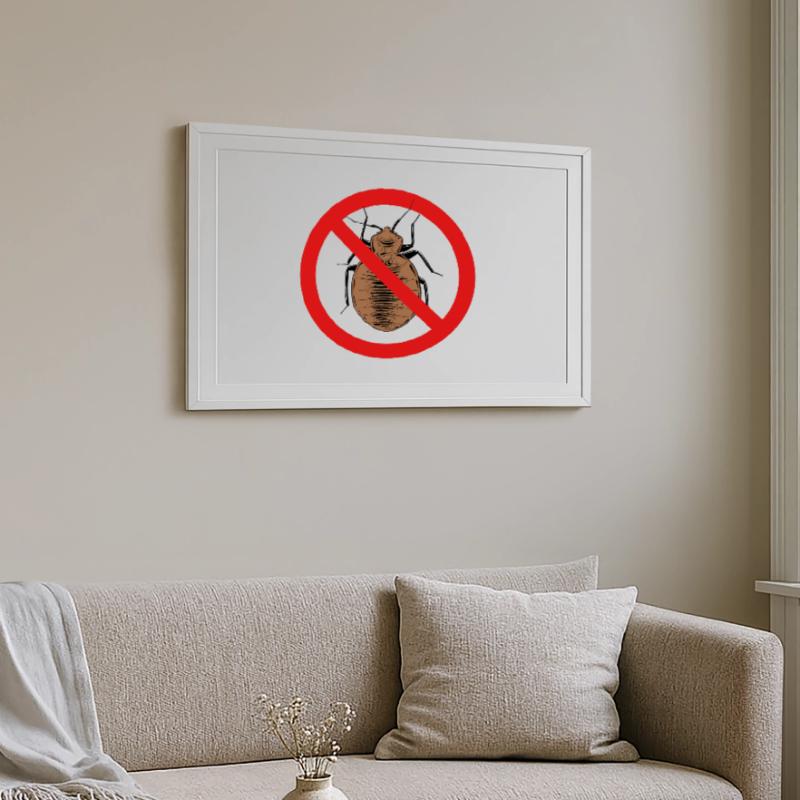 bed bug, bed bug Framed poster (69 × 49 cm)