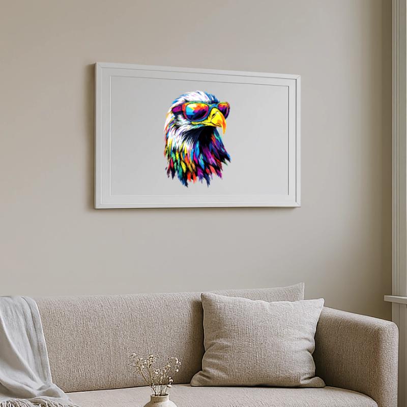 Eagle Bald Eagle Golden Eagle White-tailed Eagle Framed poster (69 × 49 cm)