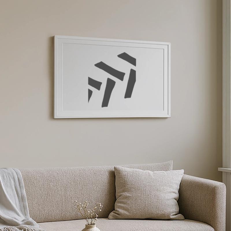 Executor profile Framed poster (69 × 49 cm)