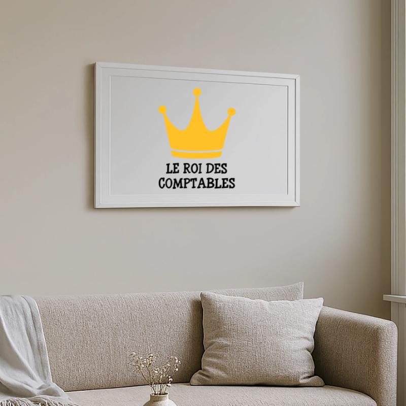 Accountant / Accounting / Comptable / Comptabilité Framed poster (69 × 49 cm)