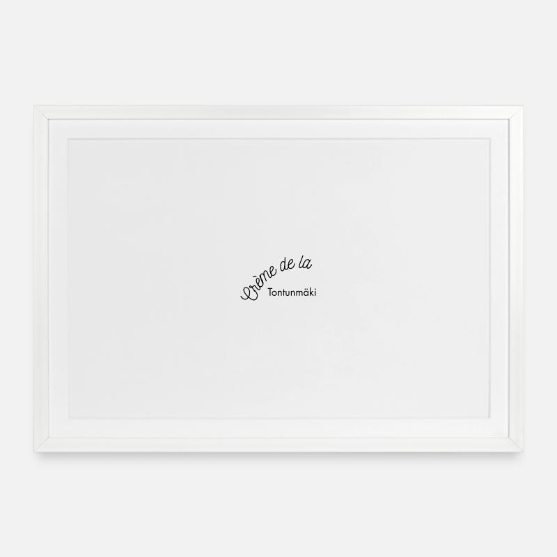 Crème de la Tontunmäki - Affiche encadrée (69 × 49 cm) - blanc