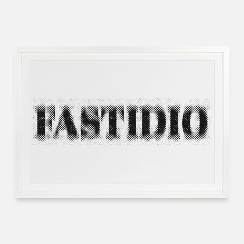 Annoyance - Framed poster (69 × 49 cm) - white
