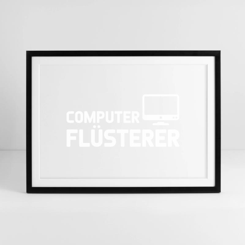 Pixel Computer Nebula Pattern Framed poster (69 × 49 cm)