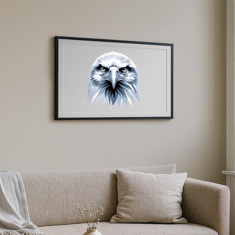 Eagle Bald Eagle Golden Eagle White-tailed Eagle Framed poster (69 × 49 cm)