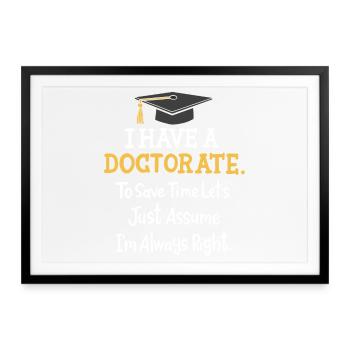 Promotion - Gerahmtes Poster (69 × 49 cm) - Schwarz - Vorne