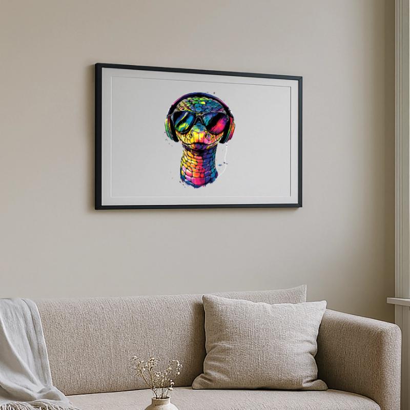 snake, python, cobra, rattlesnake, snakes Framed poster (69 × 49 cm)