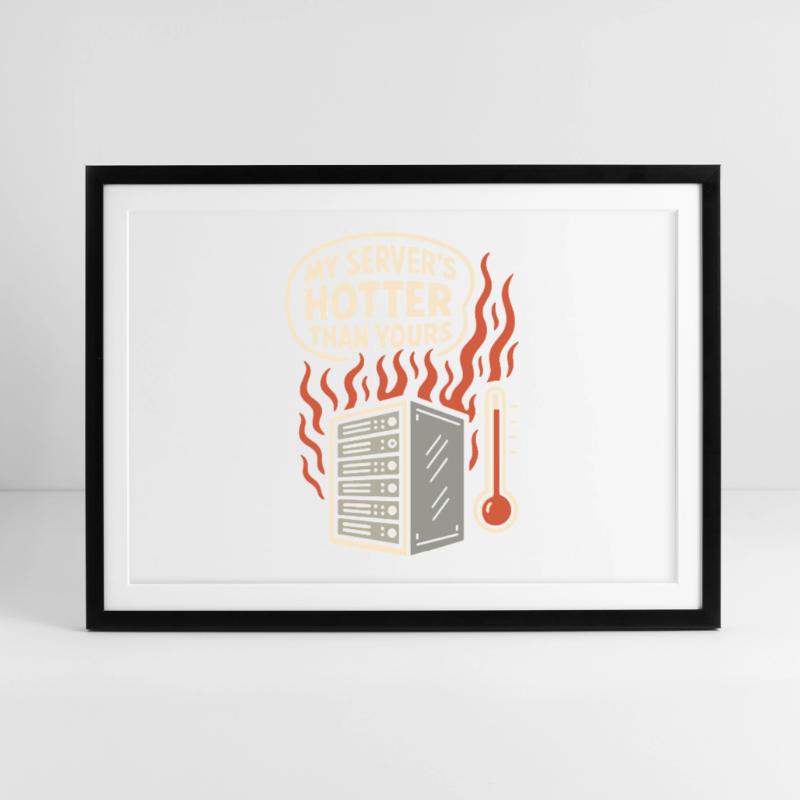 Network Infrastructure Rack and Stack Engineer Framed poster (69 × 49 cm)