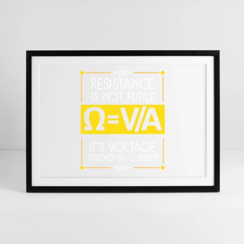 Physics Physicist Physics Student Physics Teacher Framed poster (69 × 49 cm)