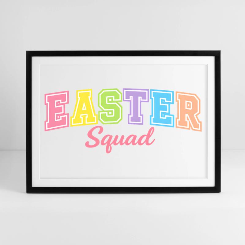 Happy Easter Bunny Easter Bunny Easter Framed poster (69 × 49 cm)