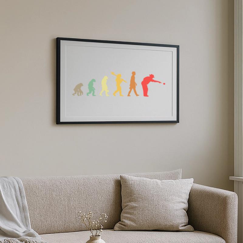 Evolution Boule Framed poster (69 × 49 cm)