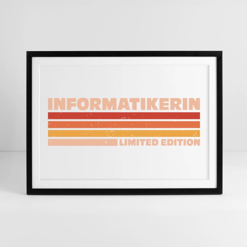 Computer Scientist Computer Scientist Programmer Framed poster (69 × 49 cm)