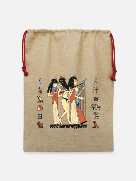 Rock Like An Egyptian - Jute Weihnachtssack - Beige