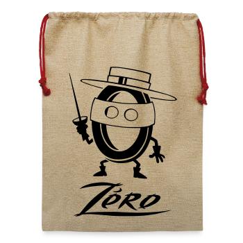 Super Null Flex - Jute Weihnachtssack  - Beige - Vorne