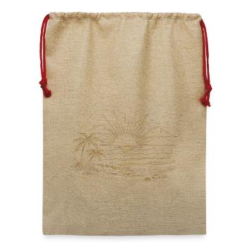 Sunset  - Jute Weihnachtssack  - Beige - Vorne