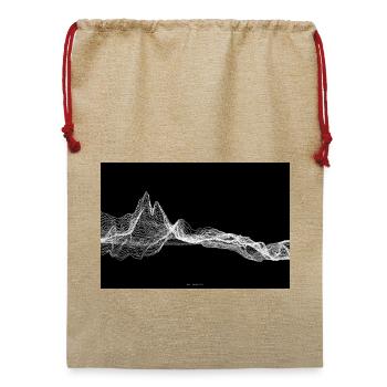 Digital Matterhorn P - Jute Weihnachtssack  - Beige - Vorne