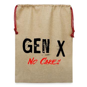 Gen X - Jute Weihnachtssack  - Beige - Vorne