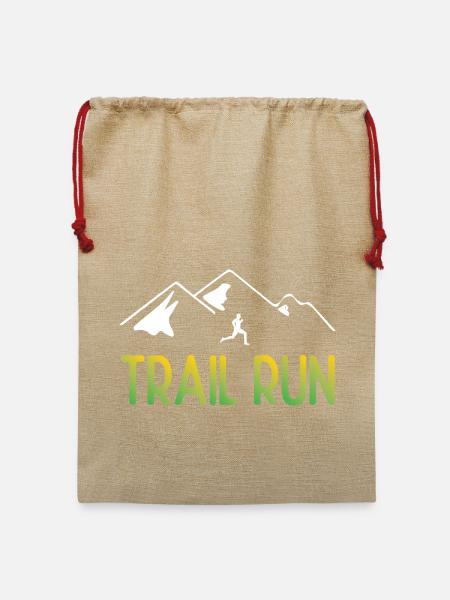 Trailrun - Jute Weihnachtssack - Beige