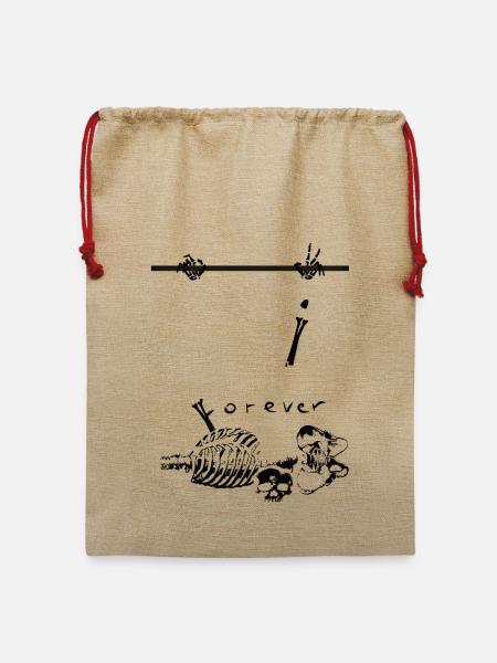 Calisthenics - Jute Weihnachtssack - Beige