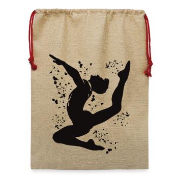 Turner Boden Kunstturnen - Jute Weihnachtssack  - Beige - Vorne
