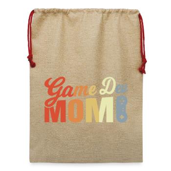 Spielentwickler Mutter - Jute Weihnachtssack  - Beige - Vorne