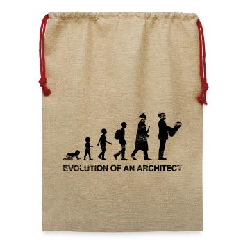 Entwicklung der Architektur - Jute Weihnachtssack  - Beige - Vorne