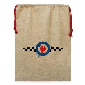 Mod Target skashirts - Jute Weihnachtssack  - Beige - Vorne