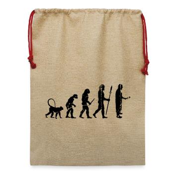 Fleischer Evolution - Jute Weihnachtssack  - Beige - Vorne
