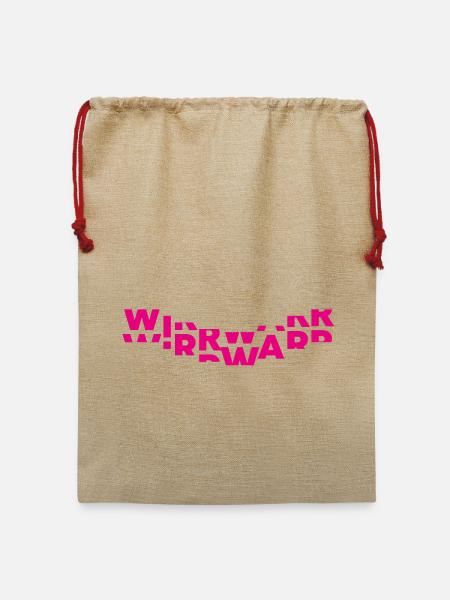 wirrwarr - Jute Weihnachtssack - Beige