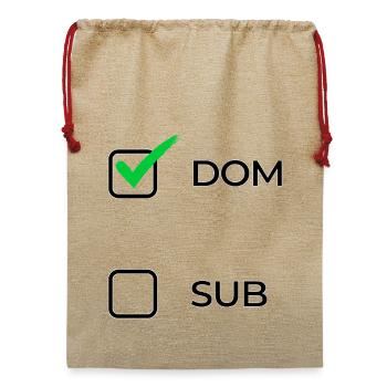 Dom Wahl - Jute Weihnachtssack  - Beige - Vorne