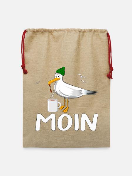 Möve MOIN - Jute Weihnachtssack - Beige