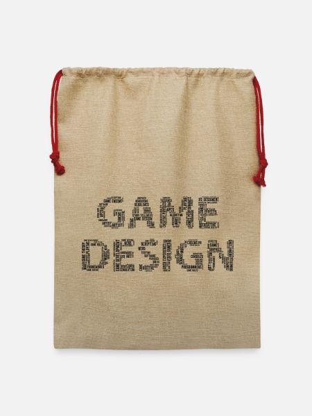 Game Design - Jute Weihnachtssack  - Beige