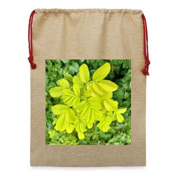 Japan-Rose / Be a difference maker - Jute Weihnachtssack  - Beige - Vorne