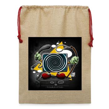 good for you - square - Jute Weihnachtssack  - Beige - Vorne