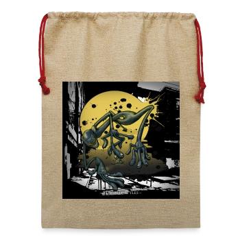 Everyday life - square - Jute Weihnachtssack  - Beige - Vorne