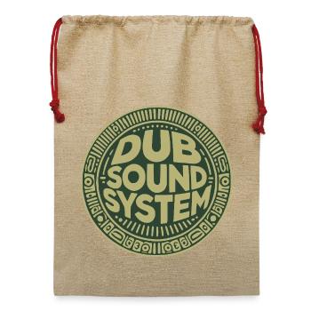 Dub-Soundsystem - Jute Weihnachtssack  - Beige - Vorne