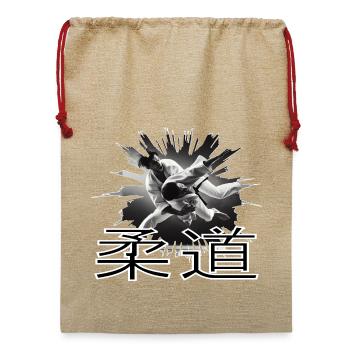 JUDO - Jute Weihnachtssack  - Beige - Vorne