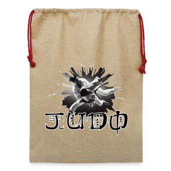 Judo - Jute Weihnachtssack  - Beige - Vorne