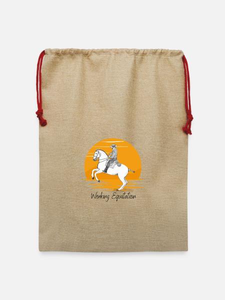 Working Equitation - Jute Weihnachtssack  - Beige