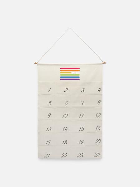 LGBT Pride Monat - Pride! - Leinen Adventskalender - Naturweiß