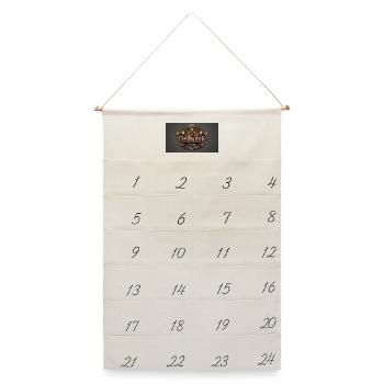 Mechanical Kingdom of Danmark - Leinen Adventskalender  - Naturweiß - Vorne