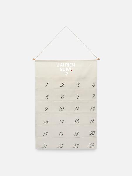 ICH HABE NICHTS VERFOLGT. | Bürohumor - Leinen Adventskalender - Naturweiß