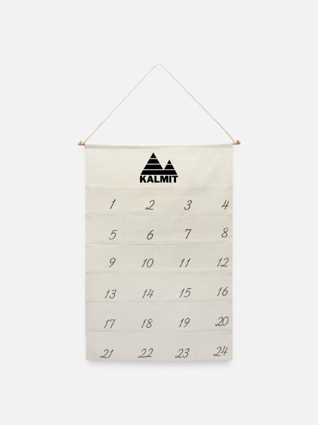 Bergland - Leinen Adventskalender - Naturweiß