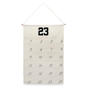 Ausgabe 23 Athletic Design - Leinen Adventskalender  - Naturweiß - Vorne